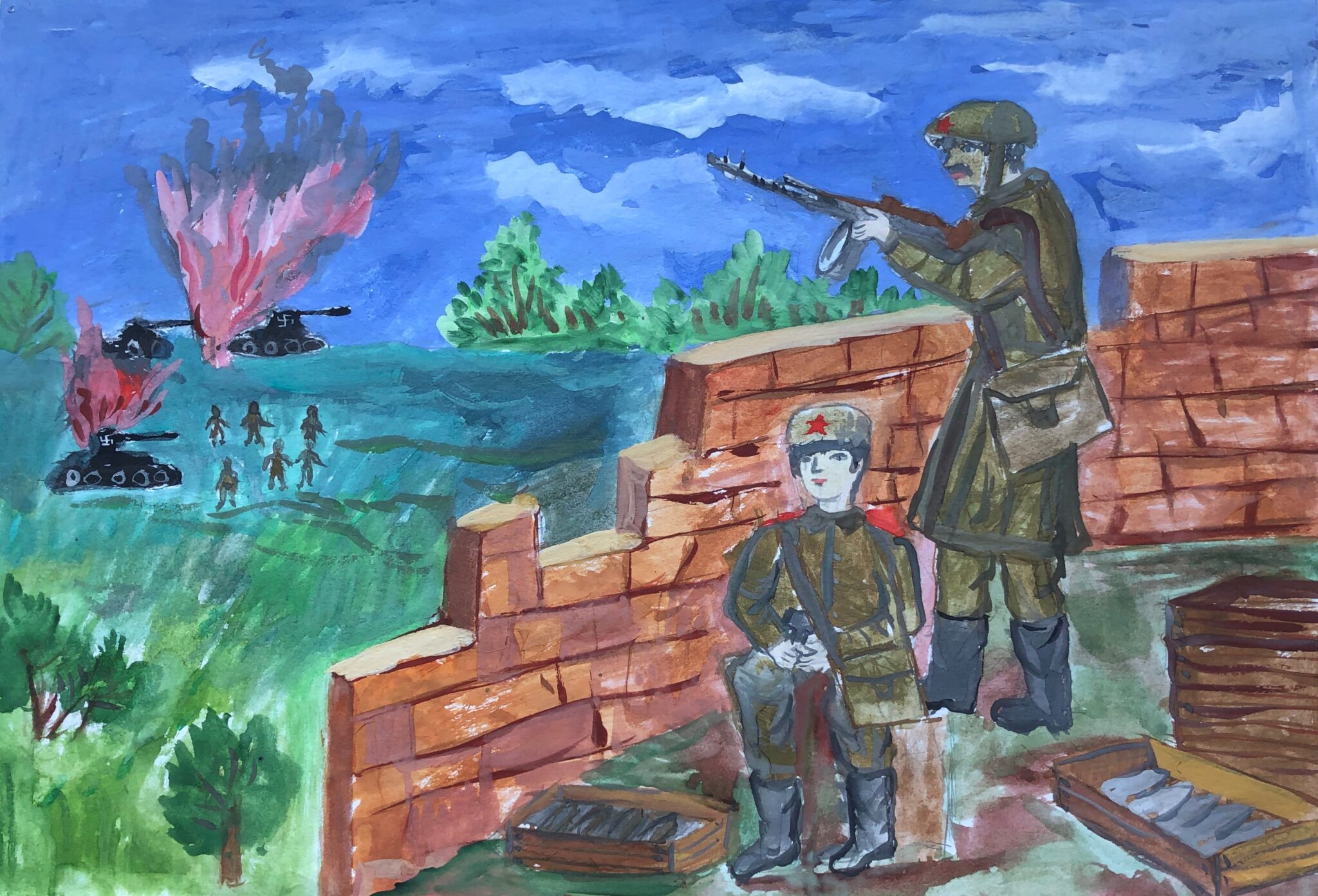 Давайте жить без войны. Рисунок про войну. Детские рисунки о войне.